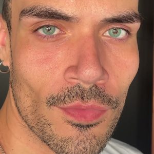 Coloredeye Sin Green Prescription Men Colored Contact Lenses