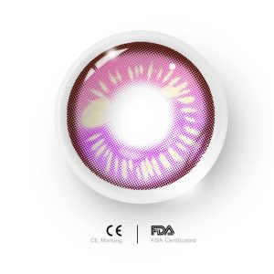 Coloredeye Anime Tear Pink Prescription Cosplay Colored Contact Lenses