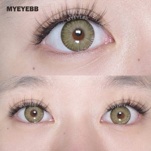 Coloredeye New York II Appeal Grey Brown Prescription Colored Contact Lenses