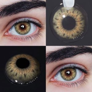 Coloredeye DNA II Brown Prescription Men Colored Contact Lenses