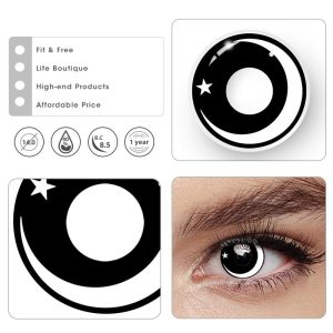 Coloredeye Moon Star White Cosplay Colored Contact Lenses