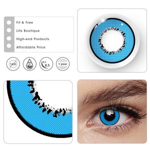 Coloredeye Elements Blue Prescription Cosplay Colored Contact Lenses