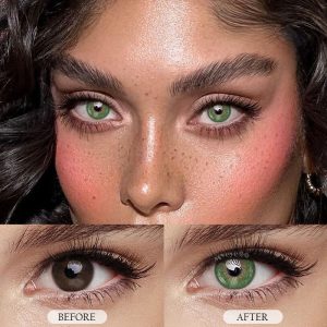 Coloredeye Crush Green Prescription Colored Contact Lenses
