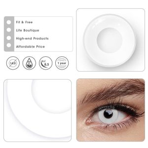 Coloredeye Circle Block & Mini Sclera Prescription Cosplay Colored Contact Lenses