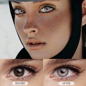 Coloredeye Genshin Moon Grey Prescription Colored Contact Lenses