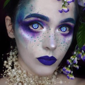 Coloredeye Blind Snowflake Cosplay Colored Contact Lenses