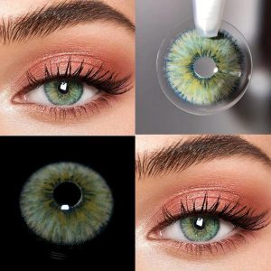 Coloredeye Rebirth Cosmic Green Prescription Men Colored Contact Lenses