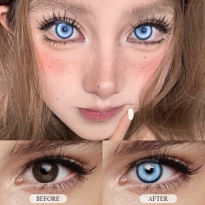 Coloredeye Cyber Blue Prescription Cosplay Colored Contact Lenses