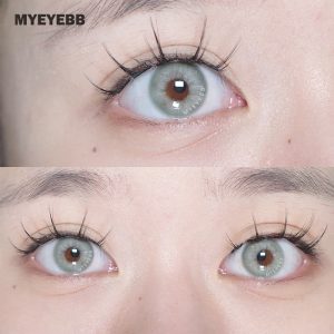 Coloredeye Rome Times Green Prescription Colored Contact Lenses