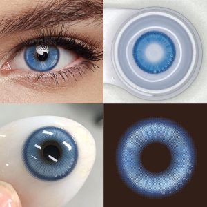 Coloredeye Magic Coral Blue Prescription Colored Contact Lenses