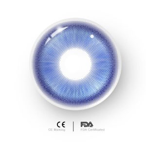 Coloredeye Magic Coral Brilliant Blue Prescription Colored Contact Lenses