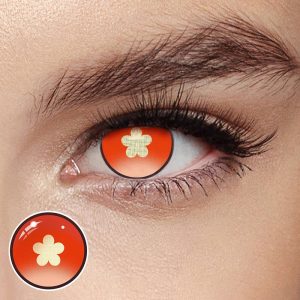 Coloredeye Blind Hutao Red Cosplay Colored Contact Lenses