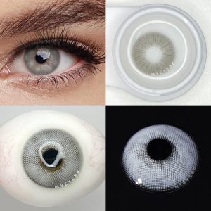Coloredeye Rome Times Grey Prescription Colored Contact Lenses