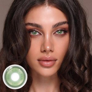 Coloredeye Magic Coral Green Prescription Colored Contact Lenses