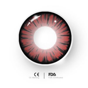 Coloredeye Miracle Times Red Prescription Cosplay Colored Contact Lenses
