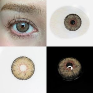 Coloredeye Tiny Iris Brown Small Pupil Colored Contact Lenses
