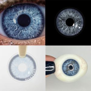 Coloredeye Nordic DNA Blue Prescription Colored Contact Lenses