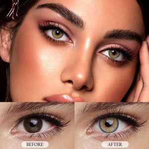 Coloredeye Genshin Moon Brown Prescription Colored Contact Lenses