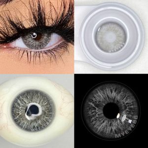 Coloredeye Nordic DNA Grey Prescription Colored Contact Lenses