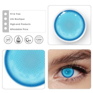 Coloredeye Hatsune Miku Blue Prescription Cosplay Colored Contact Lenses