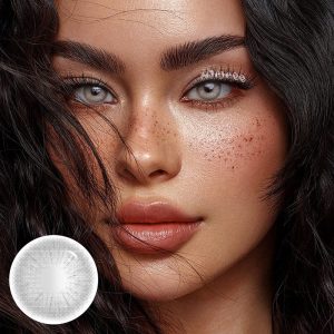 Coloredeye Rome Times Grey Prescription Colored Contact Lenses