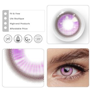 Coloredeye Kranya Violet Prescription Cosplay Colored Contact Lenses