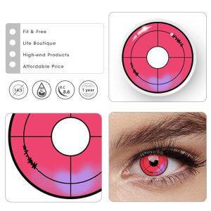 Coloredeye Red Violet Cosplay Colored Contact Lenses
