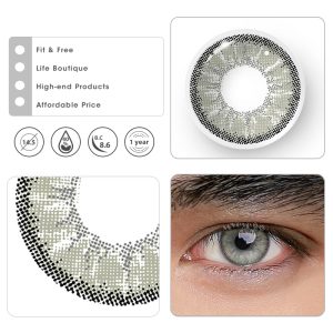 Coloredeye Magic Hour II Vika Grey Prescription Men Colored Contact Lenses