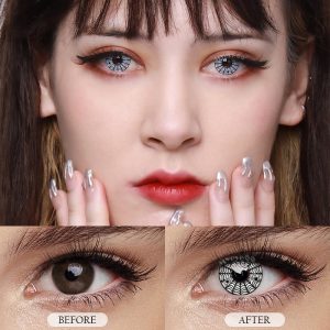 Coloredeye Spider Web White Cosplay Colored Contact Lenses