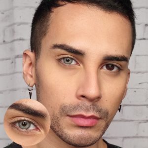 Coloredeye Rome Times Green Prescription Men Colored Contact Lenses