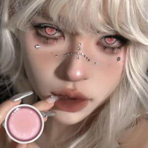 Coloredeye Kaname Madoka Pink Prescription Cosplay Colored Contact Lenses