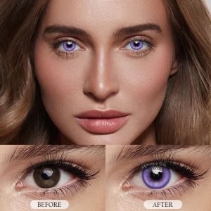 Coloredeye Magic Coral Blue Violet Prescription Colored Contact Lenses