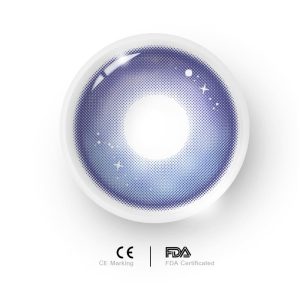Coloredeye Genshin Moon Blue Violet Prescription Men Colored Contact Lenses