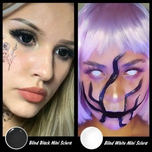 Coloredeye Blind Mini Sclera White Out Cosplay Colored Contact Lenses