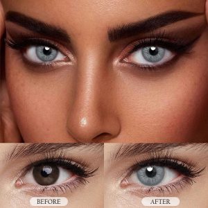 Coloredeye Unspoken Mirage Grey Prescription Colored Contact Lenses