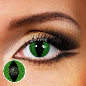 Coloredeye Blind Snake Eyes Green Cosplay Colored Contact Lenses