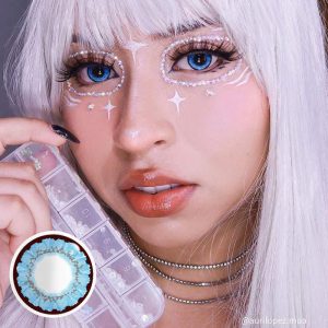 Coloredeye Sunflower Blue Prescription Cosplay Colored Contact Lenses