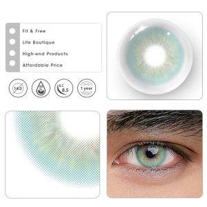 Coloredeye Sin Green Prescription Men Colored Contact Lenses