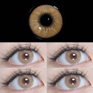 Coloredeye Eros Brown Prescription Colored Contact Lenses