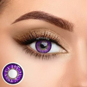 Coloredeye Genshin Impact Purple Prescription Cosplay Colored Contact Lenses