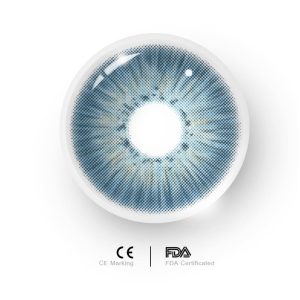 Coloredeye New York III Blue Prescription Men Colored Contact Lenses