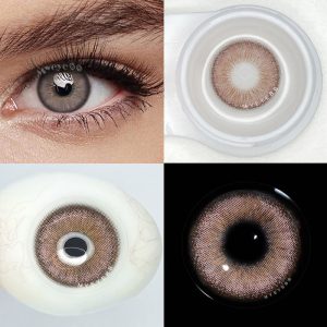 Coloredeye Deepwater Zone Brown Prescription Colored Contact Lenses