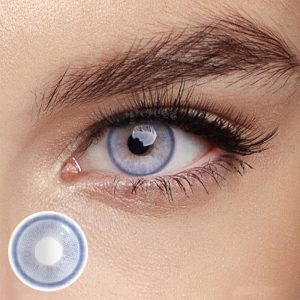 Coloredeye Genshin Moon Blue Prescription Colored Contact Lenses