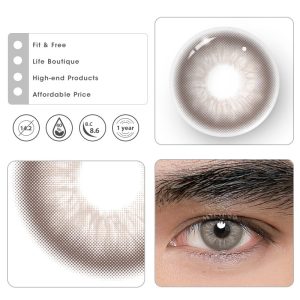 Coloredeye Unspoken Mirage Brown Prescription Men Colored Contact Lenses