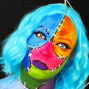 Coloredeye Black Cross Cosplay Colored Contact Lenses