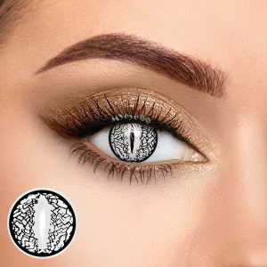 Coloredeye Blind Lizard Eye Sliver Cosplay Colored Contact Lenses