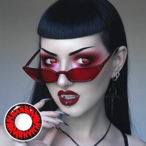 Coloredeye Enchanted Black Cosplay Colored Contact Lenses