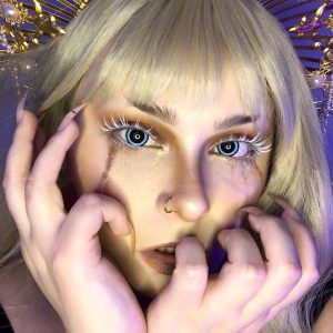 Coloredeye Nebulos Blue Cosplay Colored Contact Lenses