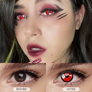 Coloredeye Black Lobelia Red Cosplay Colored Contact Lenses