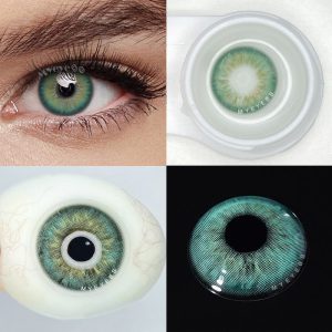 Coloredeye Aegean Sea II Green Prescription Men Colored Contact Lenses